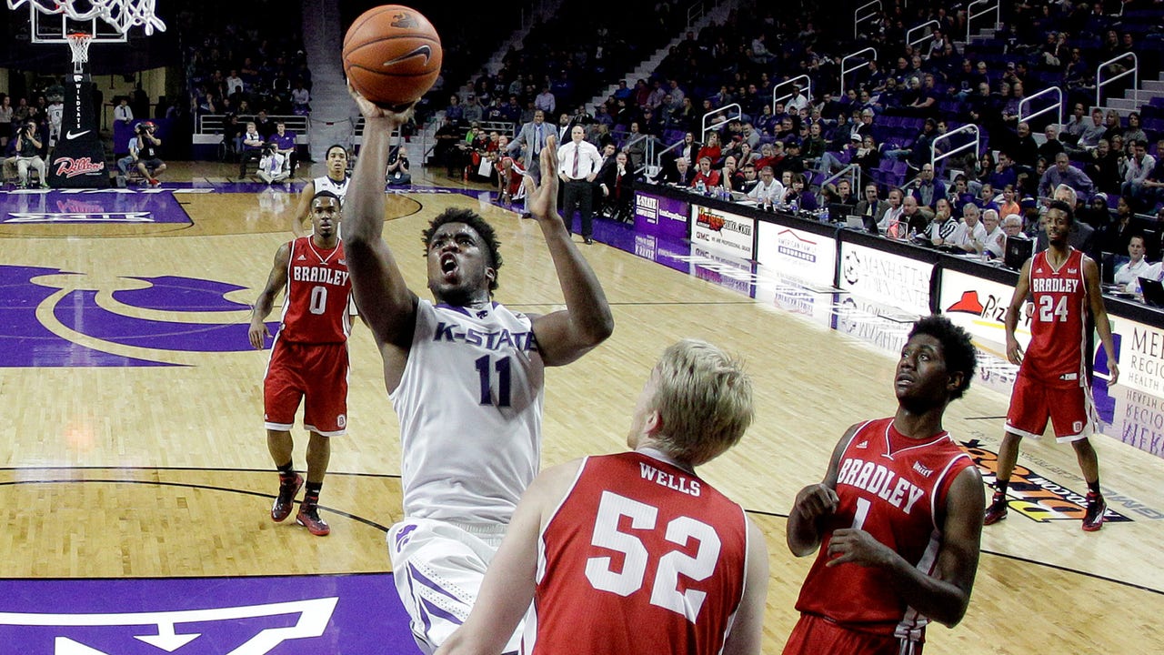 K-State rebounds from slow start, takes down Bradley 50-47
